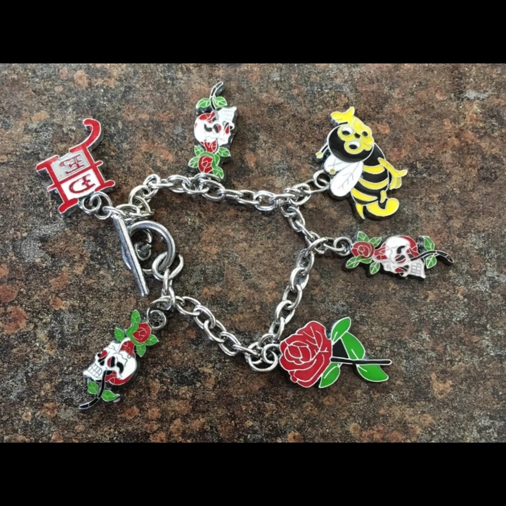 Ed hardy charm bracelet